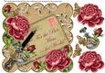 Dpink Coffee Roses Best Mum in World 8in Scallop Topper