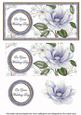 Pblue Magnolia Wedding Day Dl Decoupage Topper
