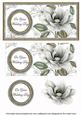Silver Magnolia Wedding Day Dl Decoupage Topper