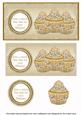 Cream Vintage Cupcake Calorie Free Cake Dl Topper