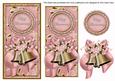 Pink Wedding Bells Happy Anniversary Dl Topdown Topper