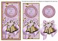 Lilac Wedding Bells Bride & Groom Dl Topdown Topper