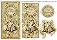 Cream Wedding Bells Happy Anniversary Dl Topdown Topper