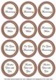 Dpink Check Anniversary Mix Sentiment Round Toppers