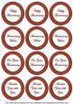 Dred Check Anniversary Mix Sentiment Round Toppers