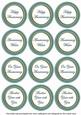 Dteal Check Anniversary Mix Sentiment Round Toppers