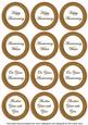 Vtea Check Anniversary Mix Sentiment Round Toppers