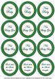 Dgreen Check Baby Mix Sentiment Round Toppers