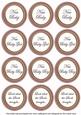 Dpink Check Baby Mix Sentiment Round Toppers