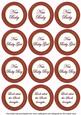 Dred Check Baby Mix Sentiment Round Toppers