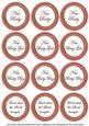 Pink Check Baby Mix Sentiment Round Toppers