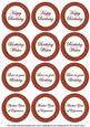 Check Birthday Mix Sentiment Round Toppers