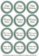 Dteal Check Birthday Mix Sentiment Round Toppers