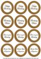 Vtea Check Birthday Mix Sentiment Round Toppers