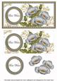 Silver Poppy Best Wishes Dl Decoupage Topper