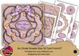 Lilac Lotus Special Day 3D Rosette 8in Card Front Kit