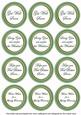 Mid Green Check Get Well Soon Mix Sentiment Round Toppers