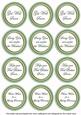 Mint Green Check Get Well Soon Mix Sentiment Round Toppers