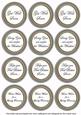 Silver Check Get Well Soon Mix Sentiment Round Toppers