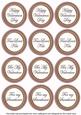 Dpink Check Valentine Mix Sentiment Round Toppers