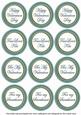 Dteal Check Valentine Mix Sentiment Round Toppers