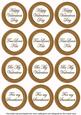 Vtea Check Valentine Mix Sentiment Round Toppers