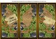 Black Gold Roses Happy Birthday Quick Tri-fold Card