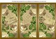 Cream Roses Happy Birthday Quick Tri-fold Card