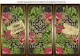 Dpink Blk Roses Happy Birthday Quick Tri-fold Card