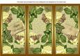 Lemon Roses Happy Birthday Quick Tri-fold Card