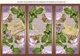 Lilac Roses Happy Birthday Quick Tri-fold Card