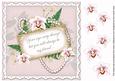 White Orchids Age Change 8in Vintage Decoupage Topper