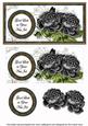 Black Roses New Job Dl Decoupage Topper