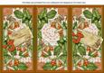 Borange Fushsia Valentines Day Quick Tri-fold Card