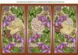 Plum Fushsia Valentines Day Quick Tri-fold Card