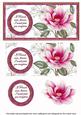 Cerise Magnolia If Friends Were Dl Decoupage Topper