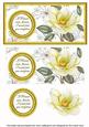 Lemon Magnolia If Friends Were Dl Decoupage Topper