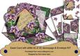Purple Orchid Special Day Easel Bracket Card & Envelope Kit