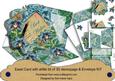 Teal Orchid Best Wishes Easel Bracket Card & Envelope Kit