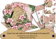 Pink Orchid Best Wishes Easel Bracket Card & Envelope Kit