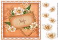 Borange Magnolia July 8in Vintage Decoupage Topper