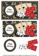 Black Games Happy Birthday Dl Decoupage Topper