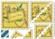 Lemon Orchid Easter Wishes 6in Duo Wavy Corner Stacker