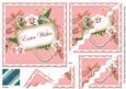 Pink Orchid Easter Wishes 6in Duo Wavy Corner Stacker