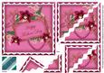 Cerise Orchid Mothers Day 6in Duo Wavy Corner Stacker