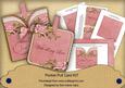 Pink Roses Just for You Vintage Pocket Pull Card Kit