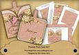 Pink Butterfly Sent with Love Vintage Pocket Pull Card Kit