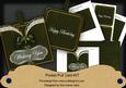 Plain Green Stripe Birthday Vintage Pocket Pull Card Kit