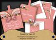 Pink Owls Birthday Vintage Pocket Pull Card Kit