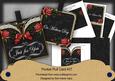 Dpink Roses Blk Mothers Day Vintage Pocket Pull Card Kit